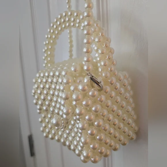 Mini Pearl Beaded Handbag - Picture 2 of 3